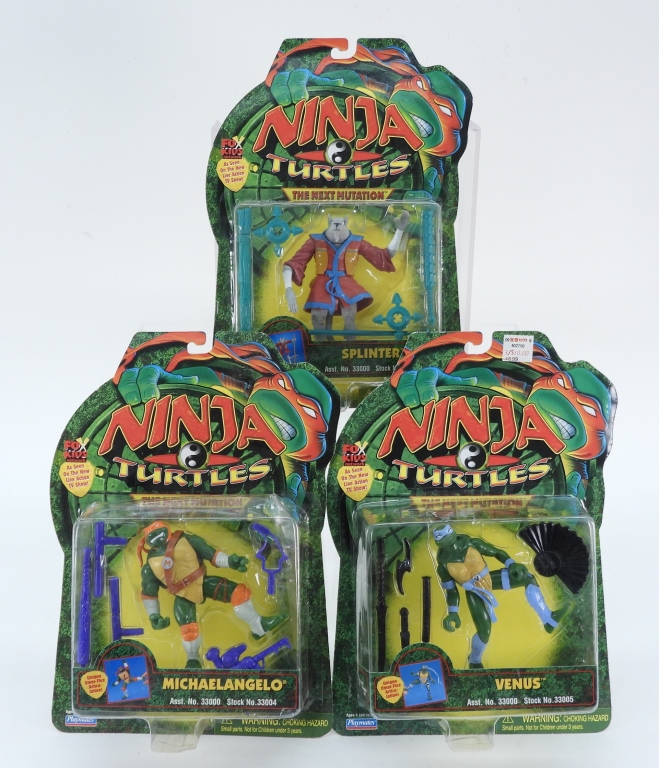 3PC 1997 NINJA TURTLES NEXT