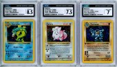 3PC 1999 POKEMON BASE SHADOWLE