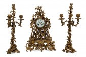 3PC 19TH C. LOUIS XV STYLE CLO