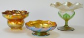 3PC AFT. TIFFANY FAVRILE GLASS