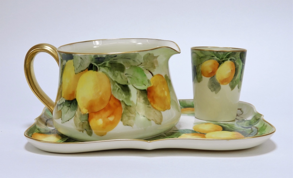 3PC AMERICAN BELLEEK PORCELAIN