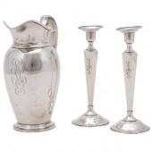 3PC AMERICAN SILVER PR CANDLES