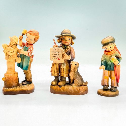 3PC ANRI FIGURINES, TWENTY YEARS,