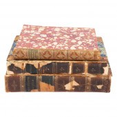 3PC ANTIQUE DECORATIVE BOOK GR