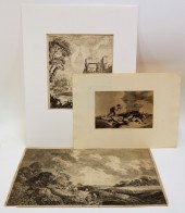 3PC ANTIQUE GOYA MEYERINGH ETC