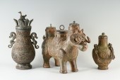 3PC. ARCHAIC STYLE CHINESE VES