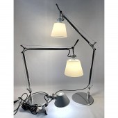 3pc Artemide Tolomeo Lamps Ita