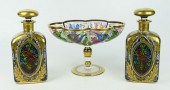 3PC BACCARAT? ART NOUVEAU GLAS