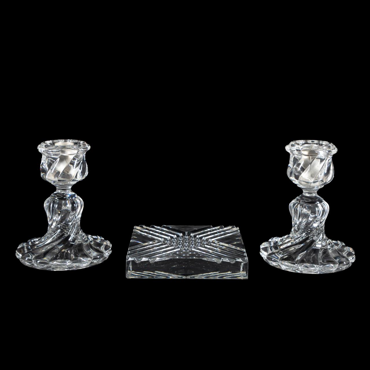 3PC, BACCARAT CRYSTAL