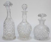 3PC BACCARAT & OTHER CUT CRYST