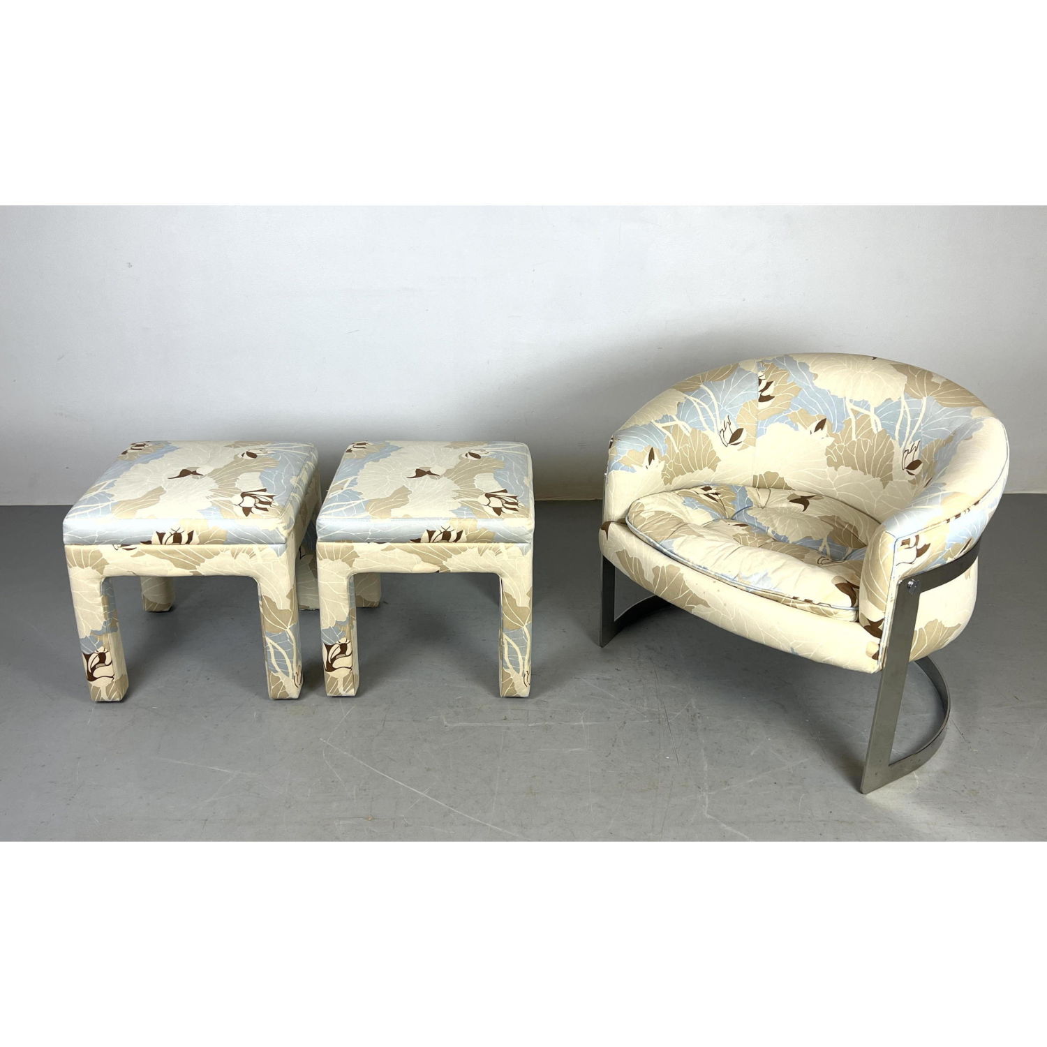 3pc BERNHARDT Modernist Seating.