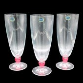 3PC BOHEMIA CRYSTAL DRINKWARES