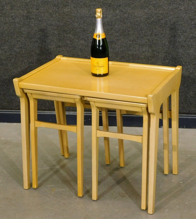 3PC BRANDT BLONDE WOOD NESTING