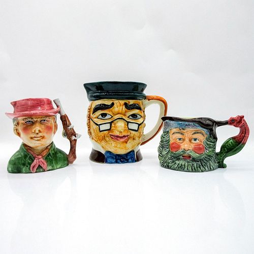 3PC CHARACTER JUGS, KING NEPTUNE,