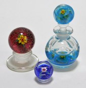 3PC CHARLES KAZIUN PAPERWEIGHT