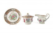 3PC CHINESE EXPORT ROSE MANDAR