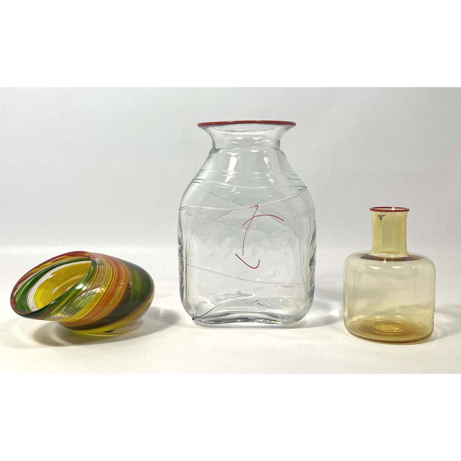 3pc Collection of Modern Studio Art