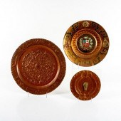 3PC COPPER AND BRASS ANCIENT C