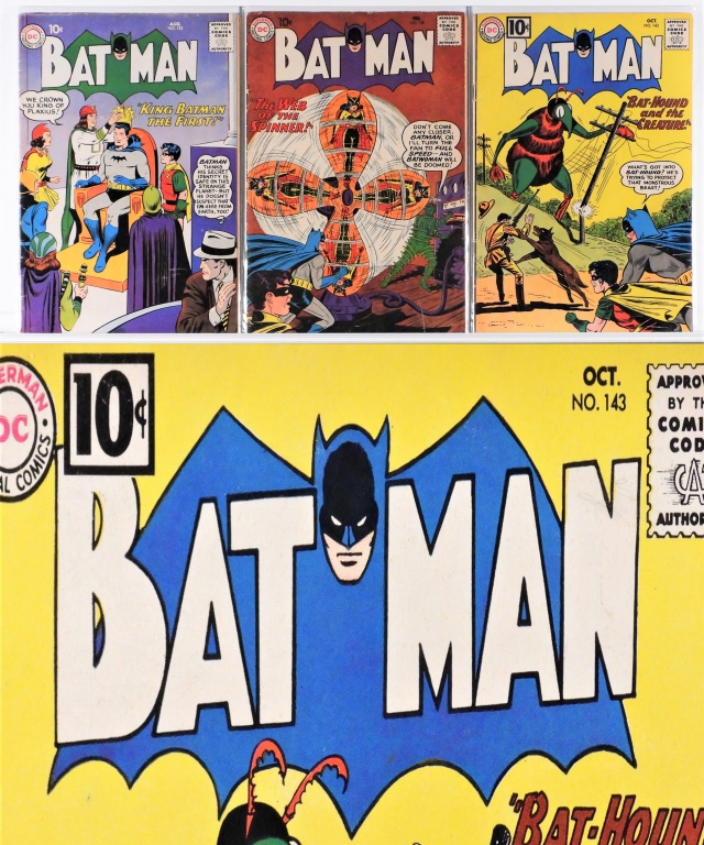 3PC DC COMICS BATMAN #125 #129 #143