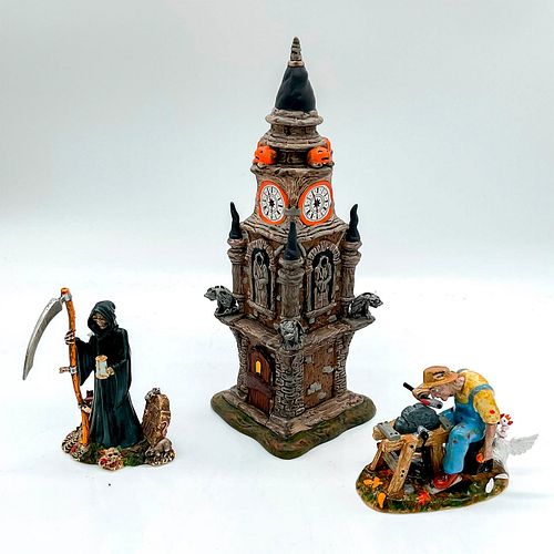 3PC DEPARTMENT 56 HALLOWEEN FIGURES