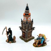 3PC DEPARTMENT 56 HALLOWEEN FI