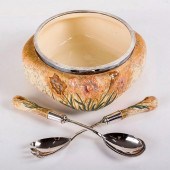 3PC DOULTON BURLSEM, SALAD BOW