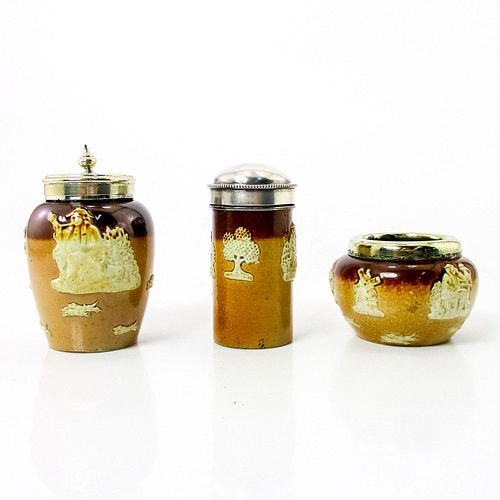 3PC DOULTON LAMBETH STONEWARE