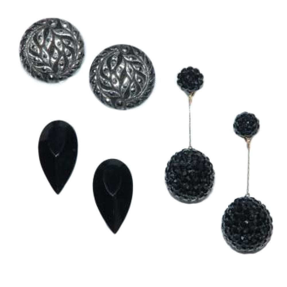 3PC EARRING GROUP: CHARLES