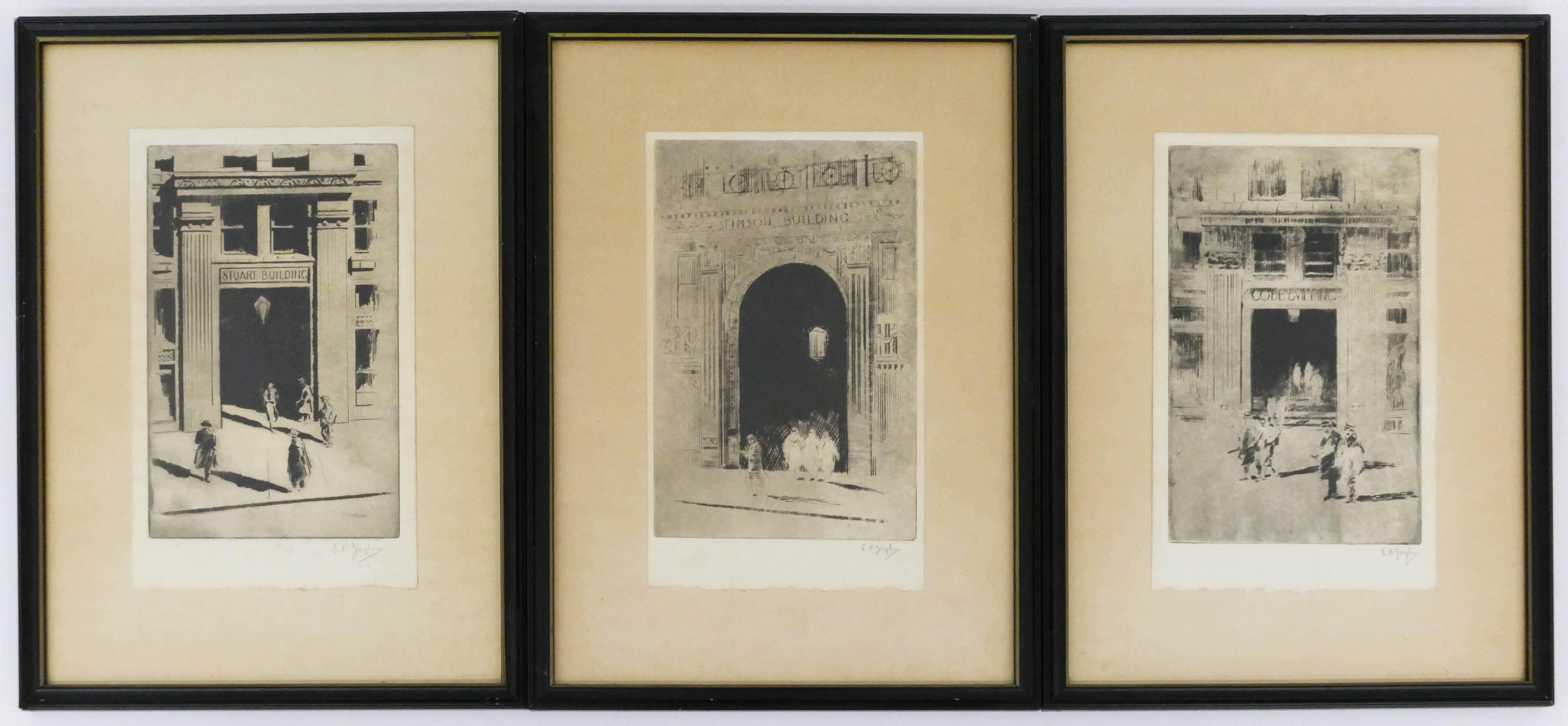 3pc Eustace Ziegler (1881-1969