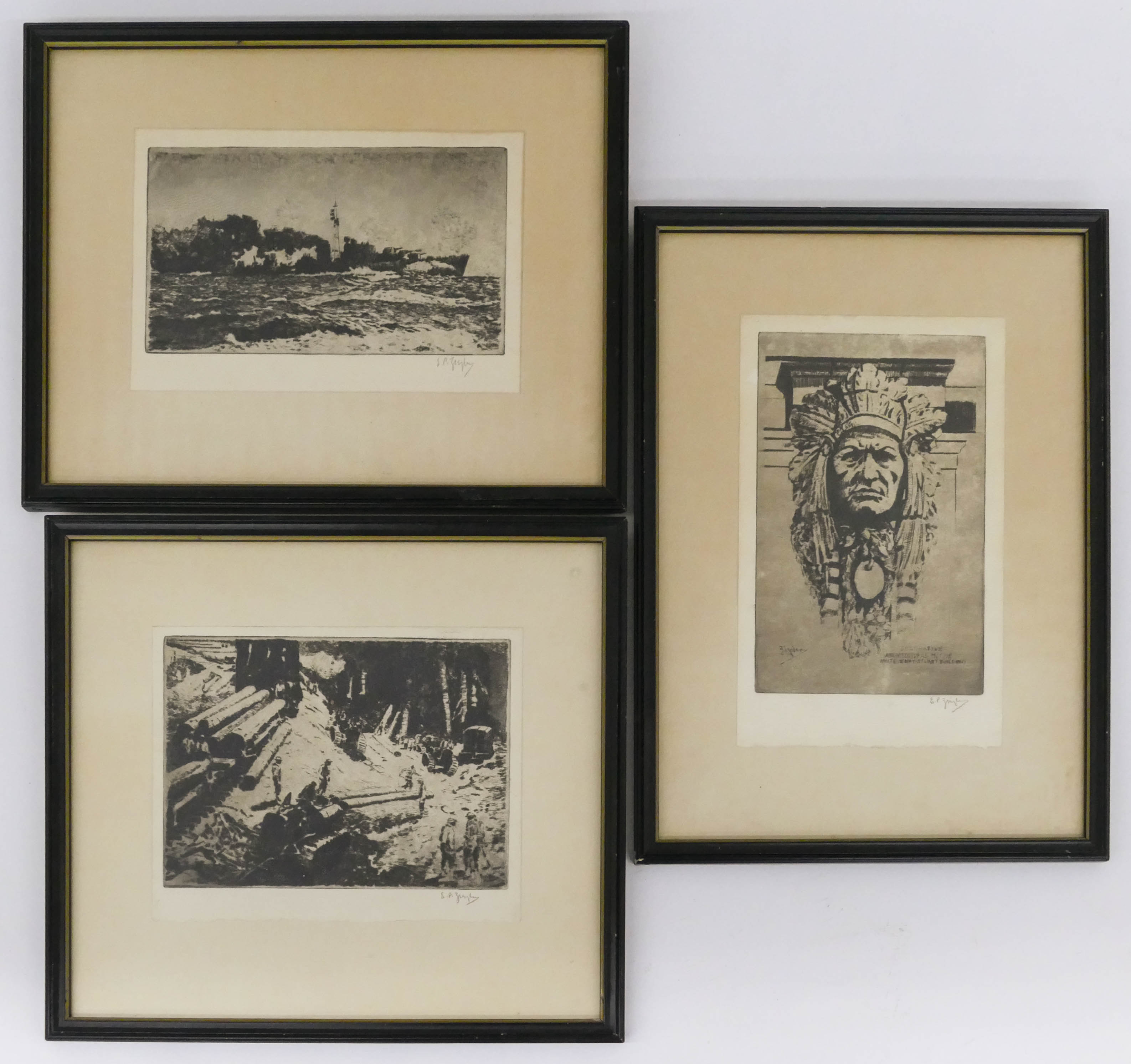 3pc Eustace Ziegler (1881-1969
