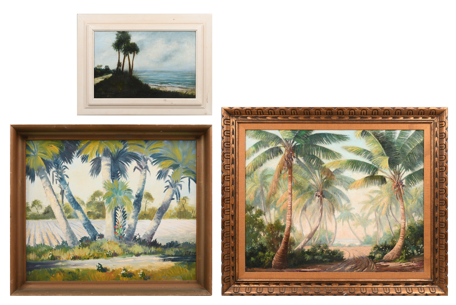 3PC. FLORIDA PAINTING LOT: 1)