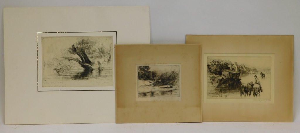 3PC FRANCIS SEYMOUR HADEN RIVER