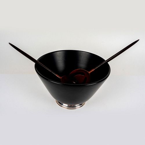 3PC GENUINE MAHOGANY & STERLING