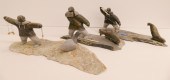 3pc Glenn Tingook Eskimo Hunte
