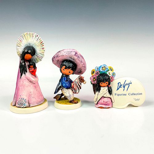 3PC GOEBEL DEGRAZIA FIGURINES &