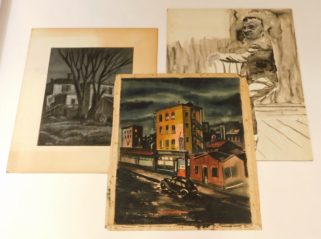3PC GORDON STEELE MODERNIST WORKS