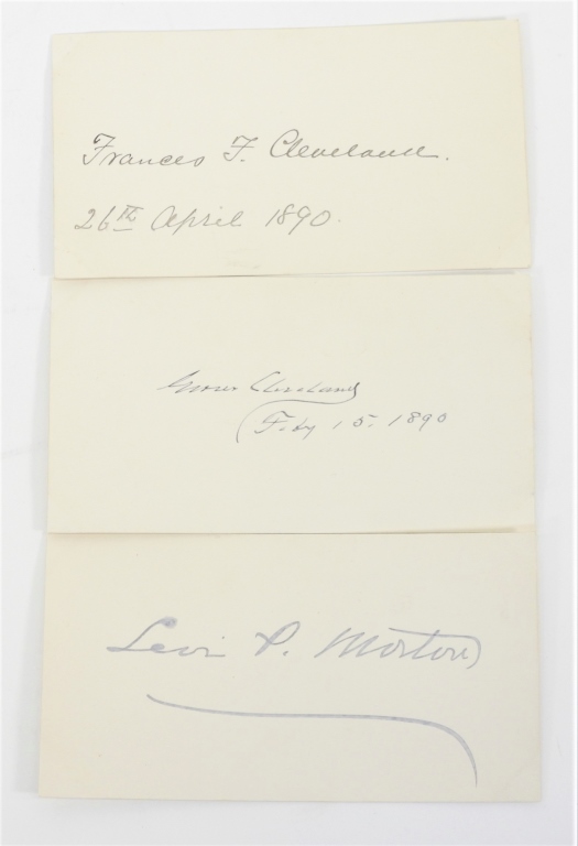 3PC GROVER & FRANCIS CLEVELAND &