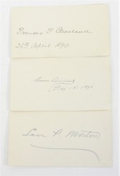 3PC GROVER & FRANCIS CLEVELAND