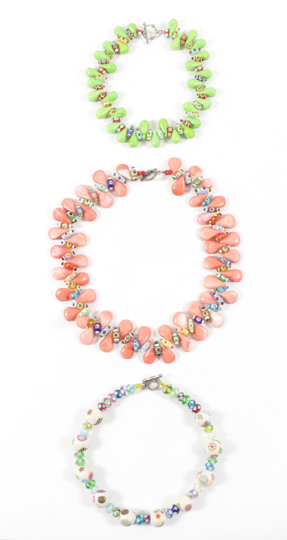 3PC HAND MADE ARTISAN BEADED