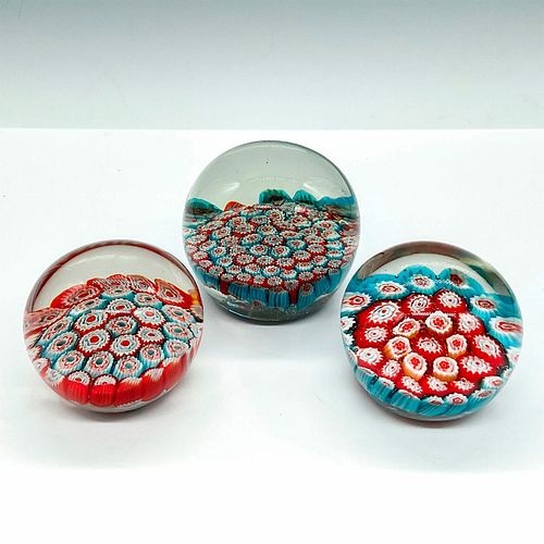 3PC HANDBLOWN ART GLASS