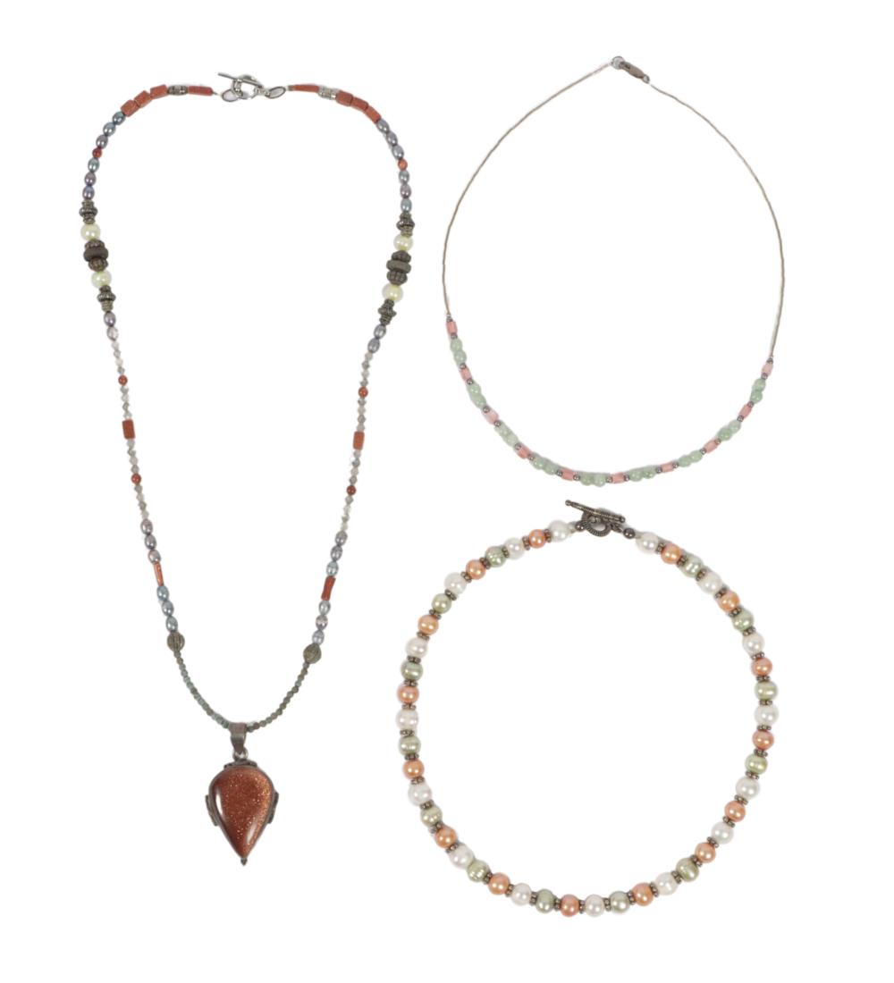 3PC HANDMADE BEADED NECKLACE