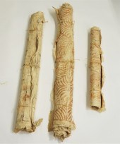 3PC HAWAIIAN TAPA CLOTHS Hawai