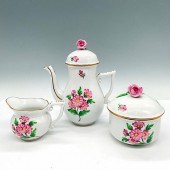 3PC HEREND PORCELAIN COFFEE SE