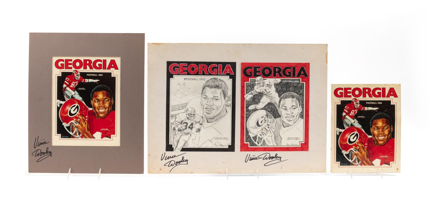 3PC HERSHAL WALKER & VINCE DOOLEY