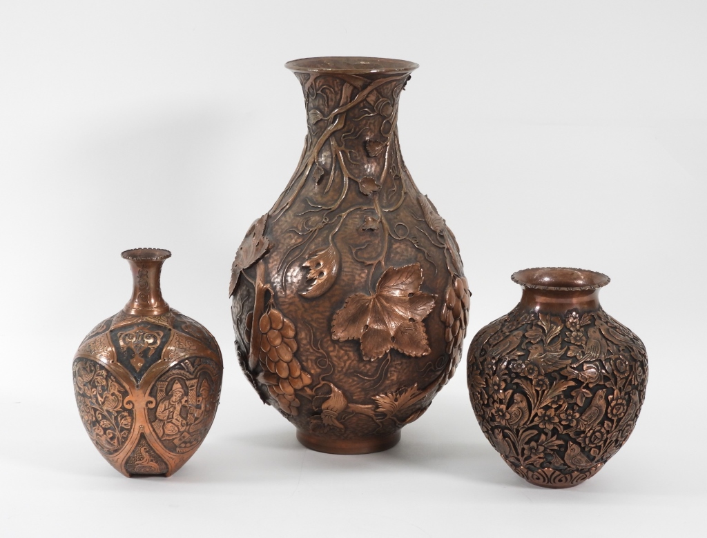 3PC INDIAN MIDDLE EASTERN BRONZE