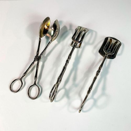 3PC ITALIAN SILVERPLATE SERVING