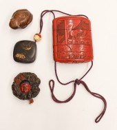 3pc Japanese Lacquered Inro &