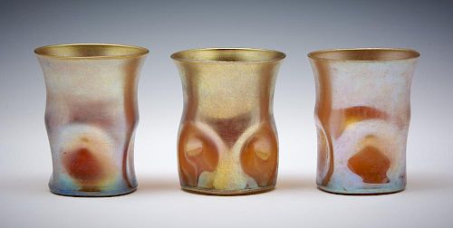 3PC KEW BLAS IRIDESCENT GOLD ART