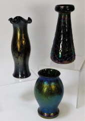 3PC KRALIK IRIDESCENT BOHEMIAN