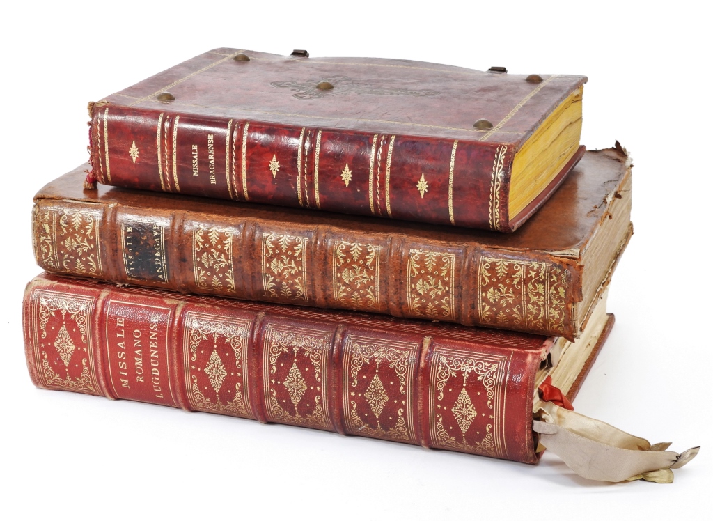 3PC LATIN RELIGIOUS ANTIQUARIAN